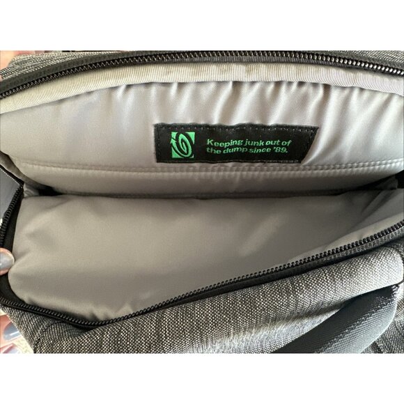 Timbuk2 Division Laptop Backpack Deluxe Grey Eco Static Gray Excellent Condition - Picture 10 of 11